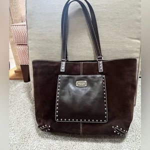Michael Kors Suede Tote Laptop bag